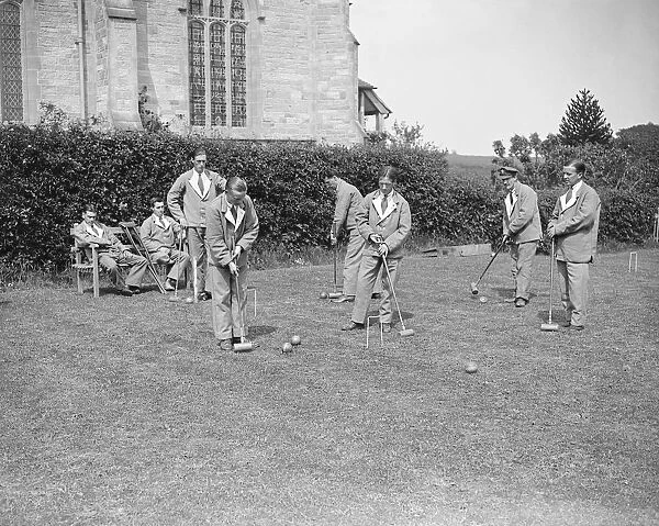 Wounded soldiers at Chailey 3 June 1918