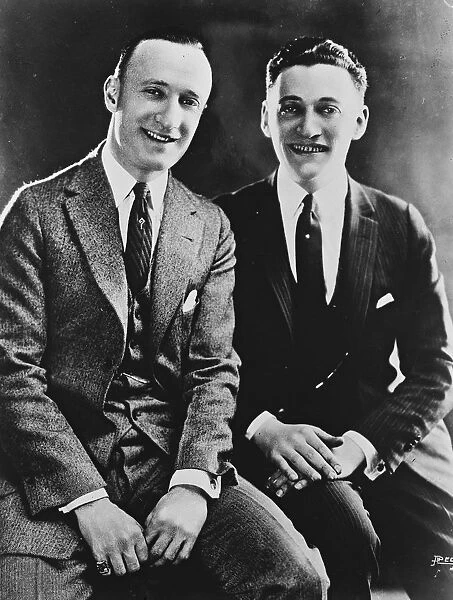 The two youthful authors of Yes we have no Bananas from the 1922 Broadway revue
