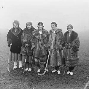 1920 - The first American womens field hockey team, All-Philadelphia team competed internationally