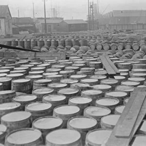 5, 000 Barrels of Syrup held up at Surrey Docks It is alleged that 5, 000 barrels