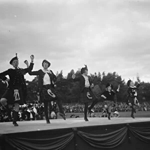 Aboyne Highland Games. The childrens Highland Dance. 9 September 1926