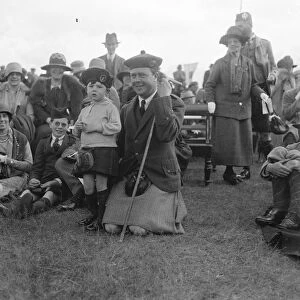 Aboyne Highland games. Lord Glentannar and Master Peter Farquhar. 9 September 1926