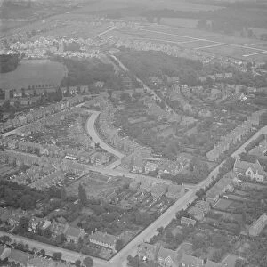 An aerial view of Sidcup, Kent. 1939