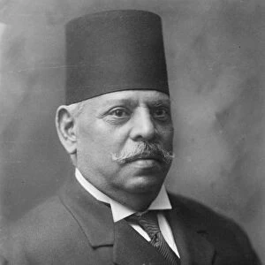Ahmed Heshmat Pasha, Finance Minister of Egypt. 10 December 1924