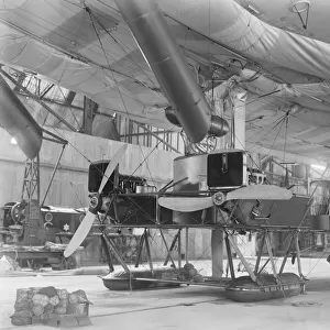 Airship C 7 One of our large coastal airships The main cabin and engine 1920