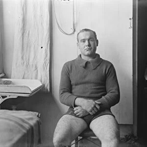 Albert Lurie, the official heavyweight boxing champion of France April 1914