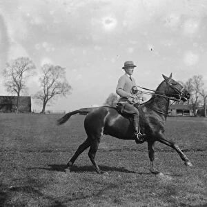 Argentine Polo Practice at Neasden Mr Nelson ( No 2 ) 17 April 1922