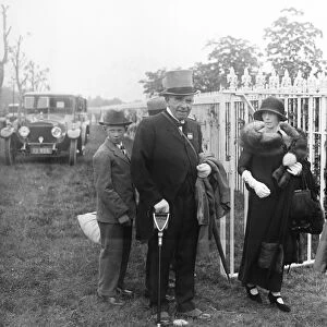 Ascot Sir Robert Wilmot and his daughter 17 June 1924