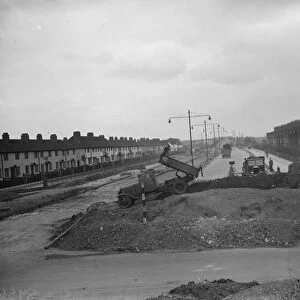 Barking bypass widening. 28 May 1938