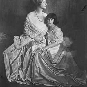The Baroness Lucy Morpurgo, with her daughter. Fashion leader who makes and designs
