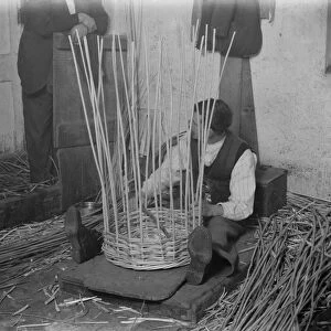 Basket making, Swanley. 1935