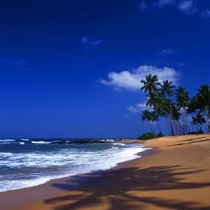 Beach to the south of Welligama [north of Galle), in Sri Lanka