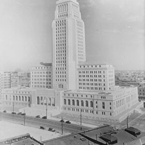 Most beautiful City Hall. The superb City Hall which has just been completed at Los Angeles