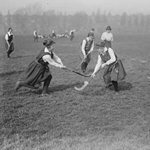 Bedford College Students Hockey at Paddington 20 March 1920