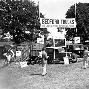 Bedford Trucks stand at Tunbridge Wells Show. 1934