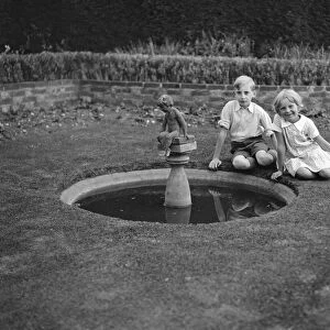 Betty and Paul Gillespie, children of the famous theatrical magnate, Mr R H Gillespie
