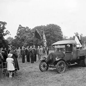 A British Legion service in Foots Cray, Kent 1935