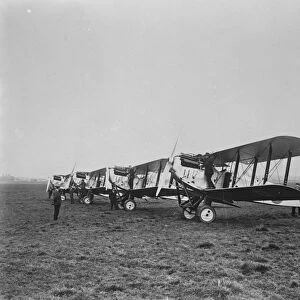 Cairo to Cape Town flight. The four Fairey III biplanes, which under the command