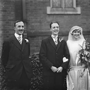 Cambridge Athletes wedding Mr E D Mountain and Miss M Pickford were married