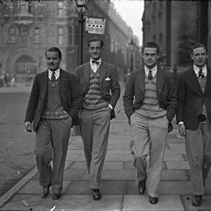 Cambridge University - typical undergraduates 3rd January 1925