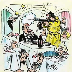 A cartoon by famous cartoonist Sax