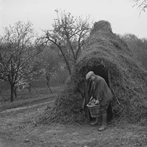 Charcoal burners hut, North Cray, Kent. 1935