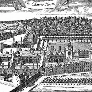 The Charter House, Finsbury, London in 1755. Granted 1545 to Sir Edward North. Finally
