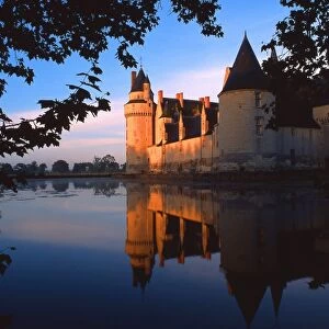 The chateau of Plessis-Bourre, at Ecuille, in the Loire Valley, France