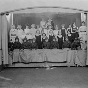 Children of St Mary Cray Council School in Bromley, Kent, perform in a stage concert
