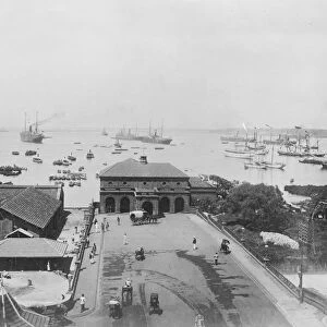 Colombo, Ceylon Harbour and landing jetty 15 April 1922