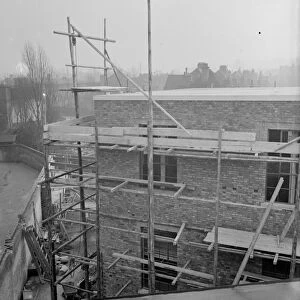 The construction of the Speedwell Telephone Exchange at Golders Green, London. 7