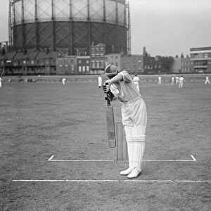 D R Jardine demonstrating playing back. 10 September 1929