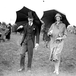 The Derby. Mr Duff Cooper and Lady Victor Warrender. 1925