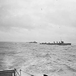 Destroyer at sea October 1928