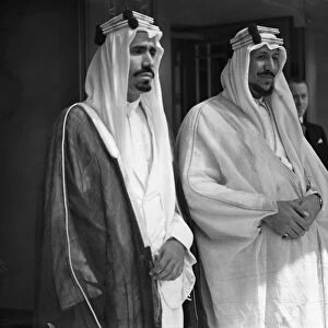 At the Dorchester Hotel, London, royal Saudi Princes Amir Mohammed ( left )