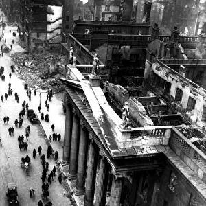 Dublin Dublins main city centre post office gutted by fire during the 1916 Easter