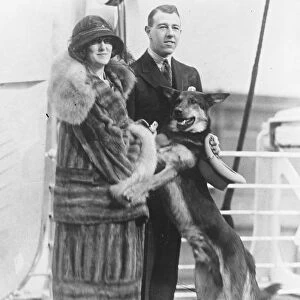 The Earl and Countess of Northesk leave New York. The Earl and Countess of Northesk