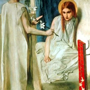 Ecce Ancilla Domini ! (The Annunciation) by Dante Gabriel Rossetti Dante Gabriel Rossetti (May 12