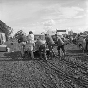 The Edenbridge and Oxted Show - 2 August 1960 After heavy rain many cars had to