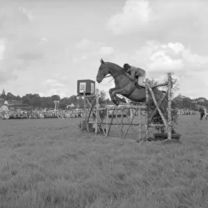 The Edenbridge and Oxted Show - 2 August 1960 Miss Pat Gayford on Leotard jumps