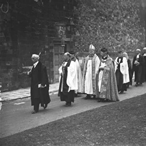 The enthronement of Dr F T Woods ( formerly Bishop of Peterborough ) as Bishop of Winchester