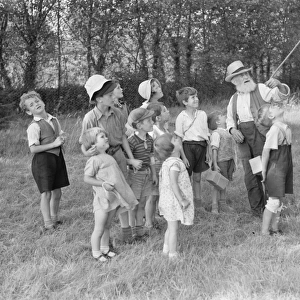 Evacuated children in Wye, Kent, England. 1939 / 40