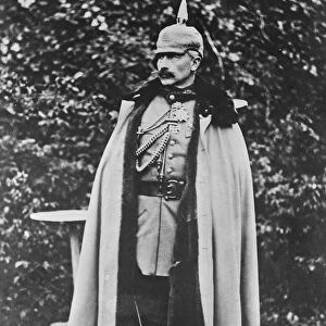 The Ex Kaiser Wilhelm II - abdicated along with his son in November 1918 date