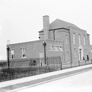 An exterior view of the new Blackfen Library on Cedar Avenue in Blackfen, London
