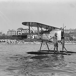 First International Seaplane Race at Bournemouth Captain Hammersley ( Great Britain