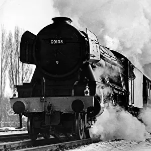 The Flying Scotsman on its last journey when it pulled the 1