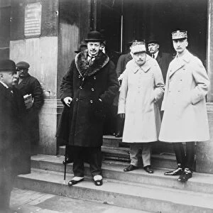 French Generals at Brussels Conference M Maginot and Generals Degontte ( centre )