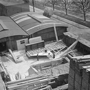 The G Ellis joinery works at Hackney. 7 April 1938