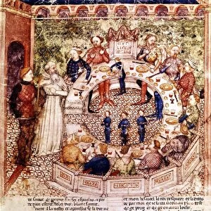 Galahad introduced in the company of the Round Table 1370-80. Sir Galahad was one