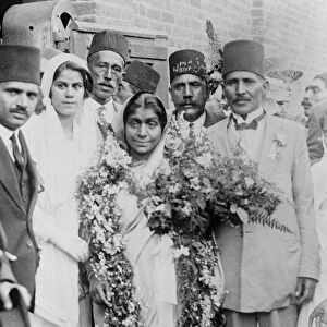 Gandhis woman disciple in South Africa. Mrs Sarojini Naidu, Gandhis woman disciple